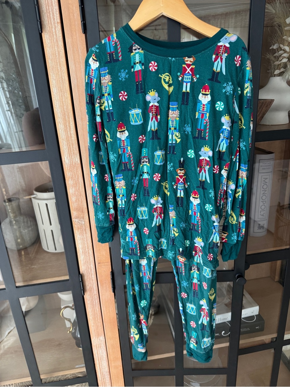 Little Sleepies nutcracker pajamas set Christmas long sleeve pants boys drummer